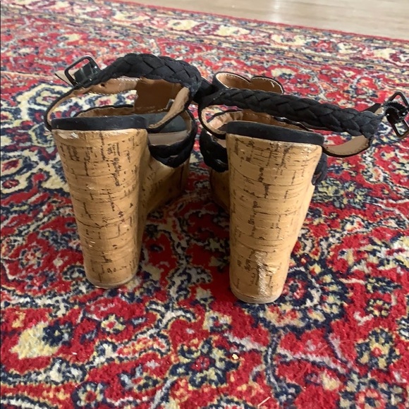 Black poppy wedges - Picture 3 of 4